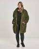 Дамско палто в цвят маслина Urban Classics Ladies Oversized Sherpa Coat, Urban Classics, Якета - Complex.bg