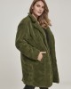 Дамско палто в цвят маслина Urban Classics Ladies Oversized Sherpa Coat, Urban Classics, Якета - Complex.bg