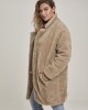 Дамско палто в пясъчен цвят Urban Classics Ladies Oversized Sherpa Coat, Urban Classics, Якета - Complex.bg