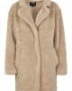 Дамско палто в пясъчен цвят Urban Classics Ladies Oversized Sherpa Coat, Urban Classics, Якета - Complex.bg