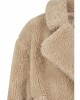 Дамско палто в пясъчен цвят Urban Classics Ladies Oversized Sherpa Coat, Urban Classics, Якета - Complex.bg