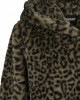Дамско палто в цвят маслина с леопардови шарки Urban Classics Ladies Leo Teddy Coat, Urban Classics, Якета - Complex.bg