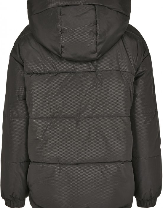 Дамско яке в черно Urban Classics Ladies Oversized Hooded Puffer, Urban Classics, Якета - Complex.bg