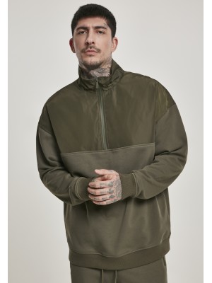 Мъжко яке в цвят маслина Urban Classics Military Troyer 