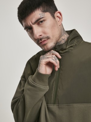 Мъжко яке в цвят маслина Urban Classics Military Troyer 