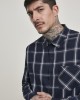 Мъжка карирана риза в тъмносиньо и бяло Urban Classics Basic Check Shirt, Urban Classics, Ризи - Complex.bg