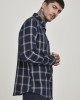 Мъжка карирана риза в тъмносиньо и бяло Urban Classics Basic Check Shirt, Urban Classics, Ризи - Complex.bg