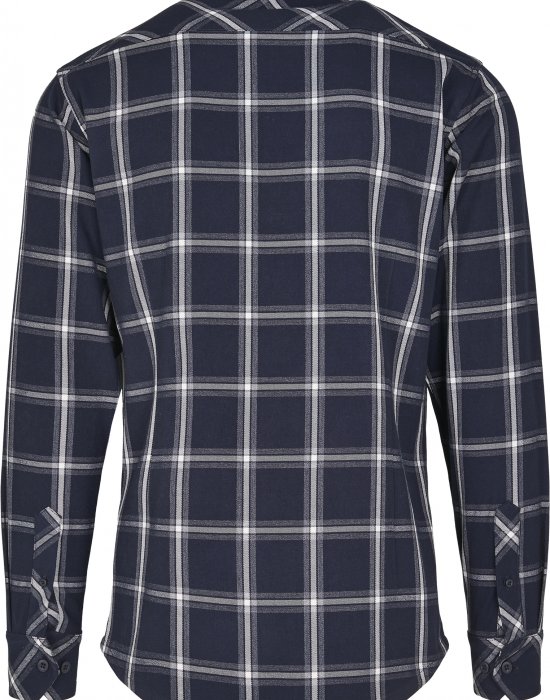 Мъжка карирана риза в тъмносиньо и бяло Urban Classics Basic Check Shirt, Urban Classics, Ризи - Complex.bg