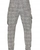 Мъжки карго панталон в черно и бяло Urban Classics AOP Glencheck Cargo Jog Pants, Urban Classics, Панталони - Complex.bg