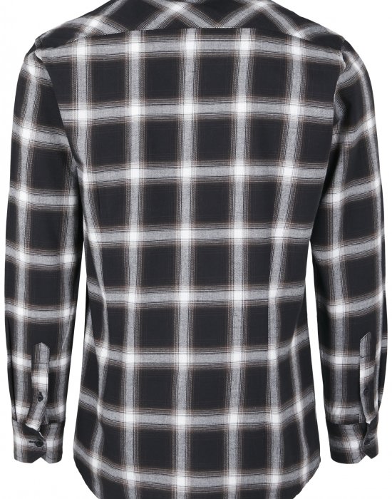 Мъжка карирана риза в черно и бяло Urban Classics Checked Flanell Shirt 6, Urban Classics, Ризи - Complex.bg