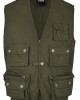 Мъжка жилетка без ръкави в цвят маслина Urban Classics Worker Vest, Urban Classics, Якета - Complex.bg