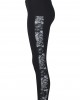 Дамски клин в черно Urban Classics Ladies Lace Striped Leggings, Urban Classics, Клинове - Complex.bg