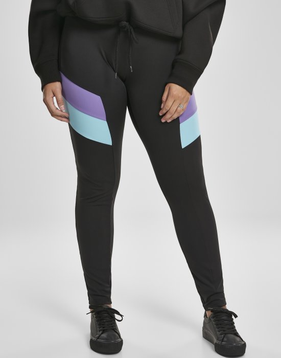 Дамски клин в черно Urban Classics Ladies Color Block Leggings, Urban Classics, Клинове - Complex.bg