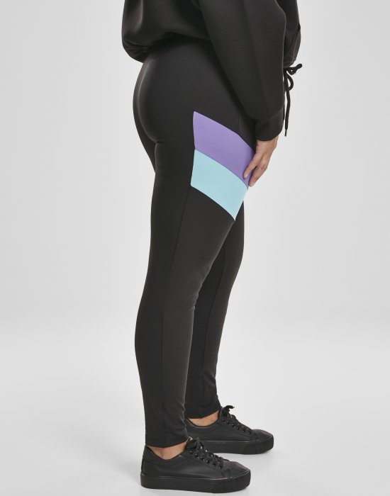 Дамски клин в черно Urban Classics Ladies Color Block Leggings, Urban Classics, Клинове - Complex.bg