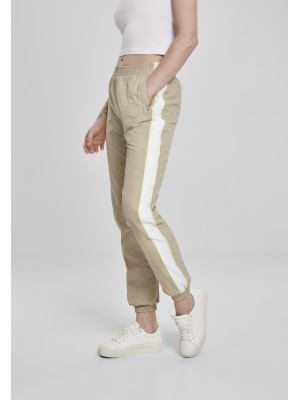 Дамски панталон за свободното време в бежово Urban Classics Ladies Piped Track