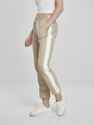 Дамски панталон за свободното време в бежово Urban Classics Ladies Piped Track