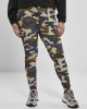 Дамски клин в цвят маслина с камуфлажни шарки Urban Classics Ladies High Waist Camo Tech Leggings, Urban Classics, Клинове - Complex.bg