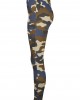 Дамски клин в цвят маслина с камуфлажни шарки Urban Classics Ladies High Waist Camo Tech Leggings, Urban Classics, Клинове - Complex.bg