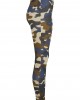 Дамски клин в цвят маслина с камуфлажни шарки Urban Classics Ladies High Waist Camo Tech Leggings, Urban Classics, Клинове - Complex.bg