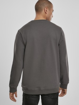 Мъжка  блуза в сиво Urban Classics Basic Terry Crew