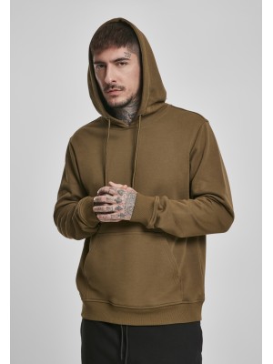 Мъжки суичър в цвят маслина Urban Classics Basic Terry Hoodie 