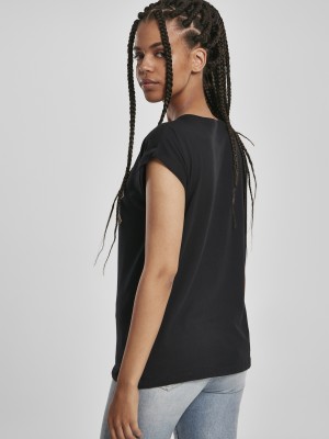 Дамска тениска Merchcode AC/DC Voltage в черен цвят