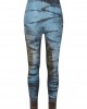 Дамски клин в черно и синьо Urban Classics Ladies Cotton Tie Dye High Waist Leggings, Urban Classics, Клинове - Complex.bg