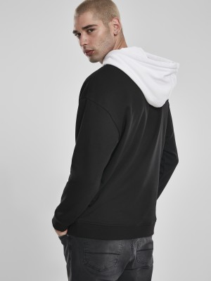 Мъжки суичър в черно Urban Classics Oversized Hooded Crew 