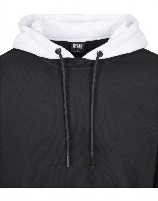 Мъжки суичър в черно Urban Classics Oversized Hooded Crew, Urban Classics, Суичъри - Complex.bg