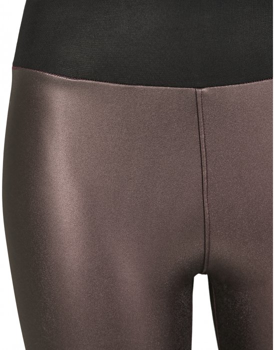 Дамски кожен клин в черно Urban Classics Ladies Faux Leather High Waist Leggings, Urban Classics, Клинове - Complex.bg