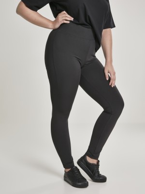 Дамски клин в черно Urban Classics Ladies High Waist Leggings Дамски клин в черно Urban Classics Ladies High Waist Leggings
