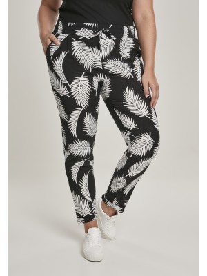 Дамски еластични панталони Urban Classics Ladies Elastic Waist AOP Pants 