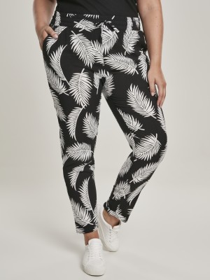 Дамски еластични панталони Urban Classics Ladies Elastic Waist AOP Pants 