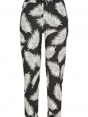 Дамски еластични панталони Urban Classics Ladies Elastic Waist AOP Pants 