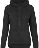 Дамски суичър в черно Urban Classics Ladies Polar Fleece Zip Hoody, Urban Classics, Суичъри - Complex.bg