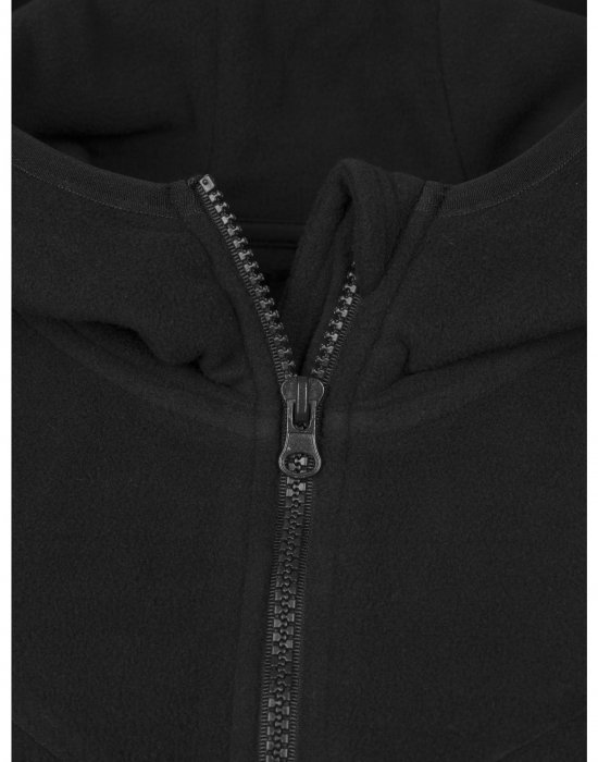 Дамски суичър в черно Urban Classics Ladies Polar Fleece Zip Hoody, Urban Classics, Суичъри - Complex.bg