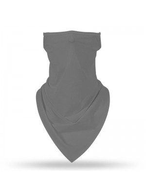 Бандана маска с уши HoodStyle Bandana в изчистен сив цвят