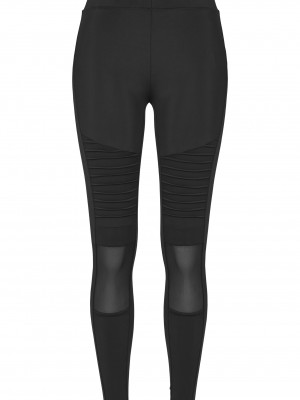 Дамски клин в черно от Urban Classics Ladies Tech Mesh Biker Leggings  Дамски клин в черно от Urban Classics Ladies Tech Mesh Biker Leggings