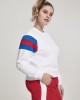 Дамска блуза в бяло от Urban Classics Ladies Sleeve Stripe Crew, Urban Classics, Блузи - Complex.bg