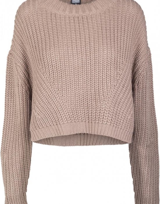 Дамска блуза в бежово от Urban Classics Ladies Wide Oversize Sweater, Urban Classics, Блузи - Complex.bg