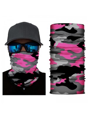 Бандана шал бъф в розов камуфлаж HoodStyle Bandana Buff
