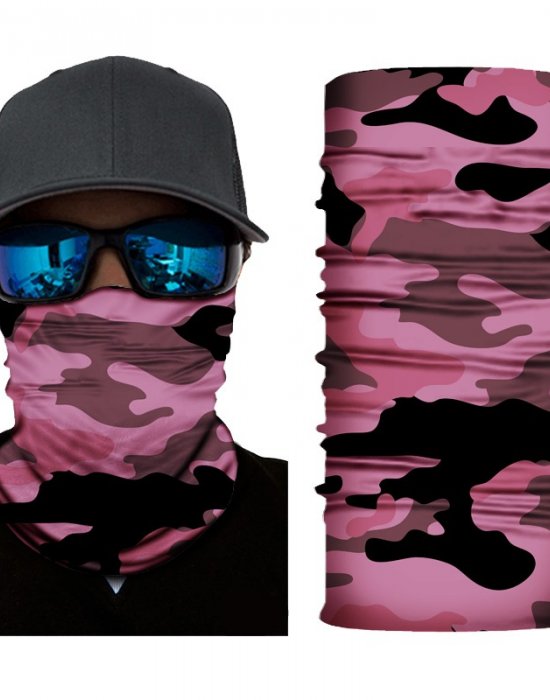 Бандана шал бъф в тъмнорозов камуфлаж HoodStyle Bandana Buff, Hoodstyle, Бандана шал - Complex.bg