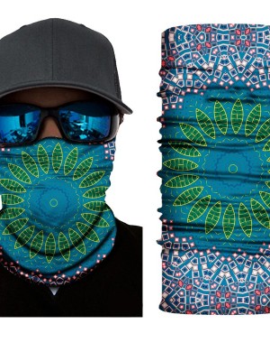 Бандана шал бъф в свеж цветен дизайн HoodStyle Bandana Buff
