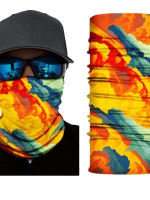 Бандана шал бъф жълт Paint HoodStyle Bandana Buff