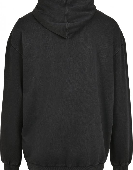 Мъжки суичър в черно Urban Classics Acid Washed Big Hoody, Urban Classics, Суичъри - Complex.bg