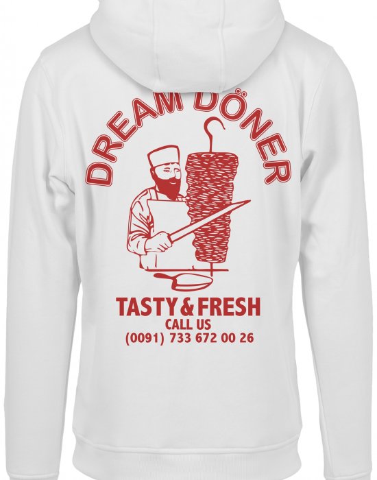 Мъжки суичър в бяло Мister Tee Dream Kebab Hoody, Mister Tee, Суичъри - Complex.bg