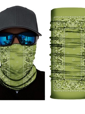 Бандана шал бъф в зелено Paisley HoodStyle Bandana Buff