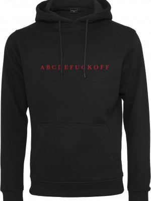 Мъжки суичър в черно Mister Tee ABC Hoody