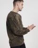 Мъжка блуза в цвят маслина с камуфлажни шарки Urban Classics Camo Crewneck, Urban Classics, Блузи - Complex.bg