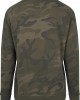 Мъжка блуза в цвят маслина с камуфлажни шарки Urban Classics Camo Crewneck, Urban Classics, Блузи - Complex.bg